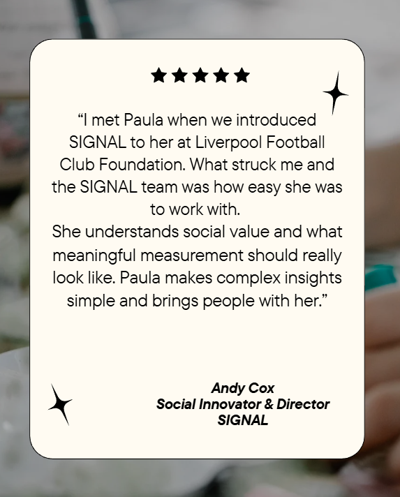 Testimonial from Andy Cox
