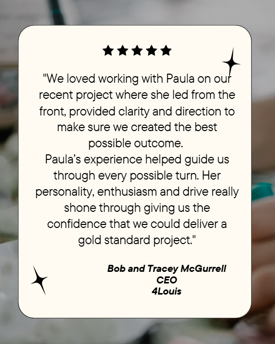 Testimonial from Bob & Tracey McGurrell