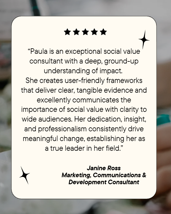 Testimonial from Janine Ross