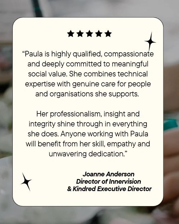 Testimonial from Joanne Anderson