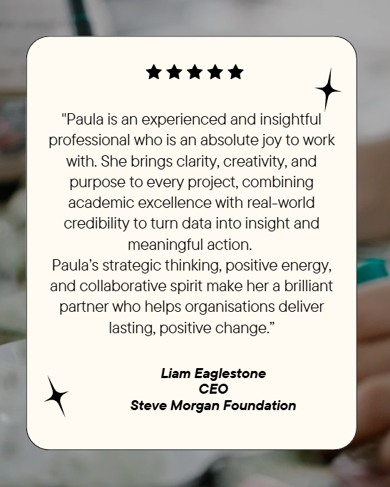 Testimonial from Liam Eaglestone
