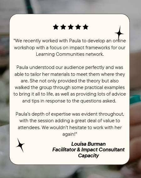 Testimonial from Louisa Burman