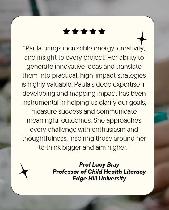 Testimonial from Professor Lucy Bray